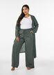 Jersey trousers with wide legs and pockets, Green, Model image number 1
