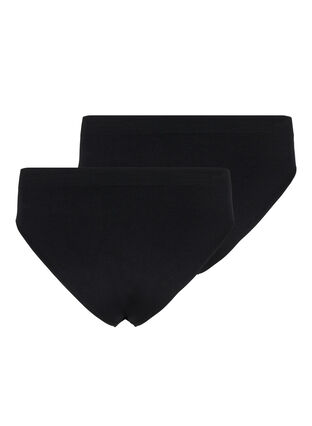 2-pack Tai briefs with regular waist, Black, Packshot image number 1