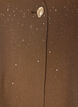 Blouse with glitter and V-neck, Brown, Packshot image number 2