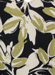 Printed top with v-neck, Black, Packshot image number 2