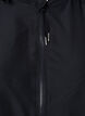 Short jacket with hood and adjustable bottom, Black, Packshot image number 2