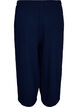 Culotte trousers in cotton muslin with high waist, Blue, Packshot image number 1