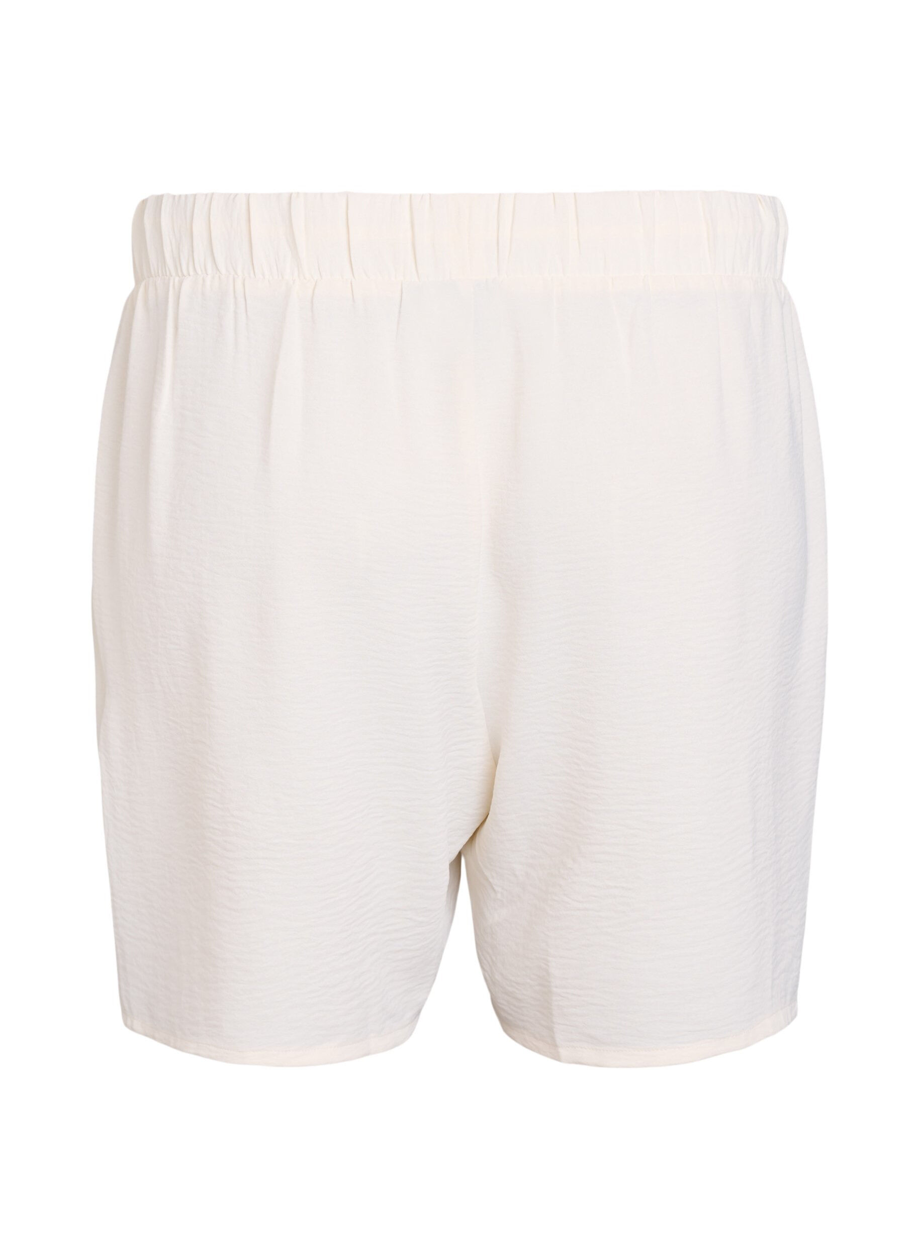 Zizzifashion Shorts with pockets and elastic waistband, Vanilla, Packshot image number 1