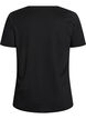 T-shirt with motif, Black, Packshot image number 1