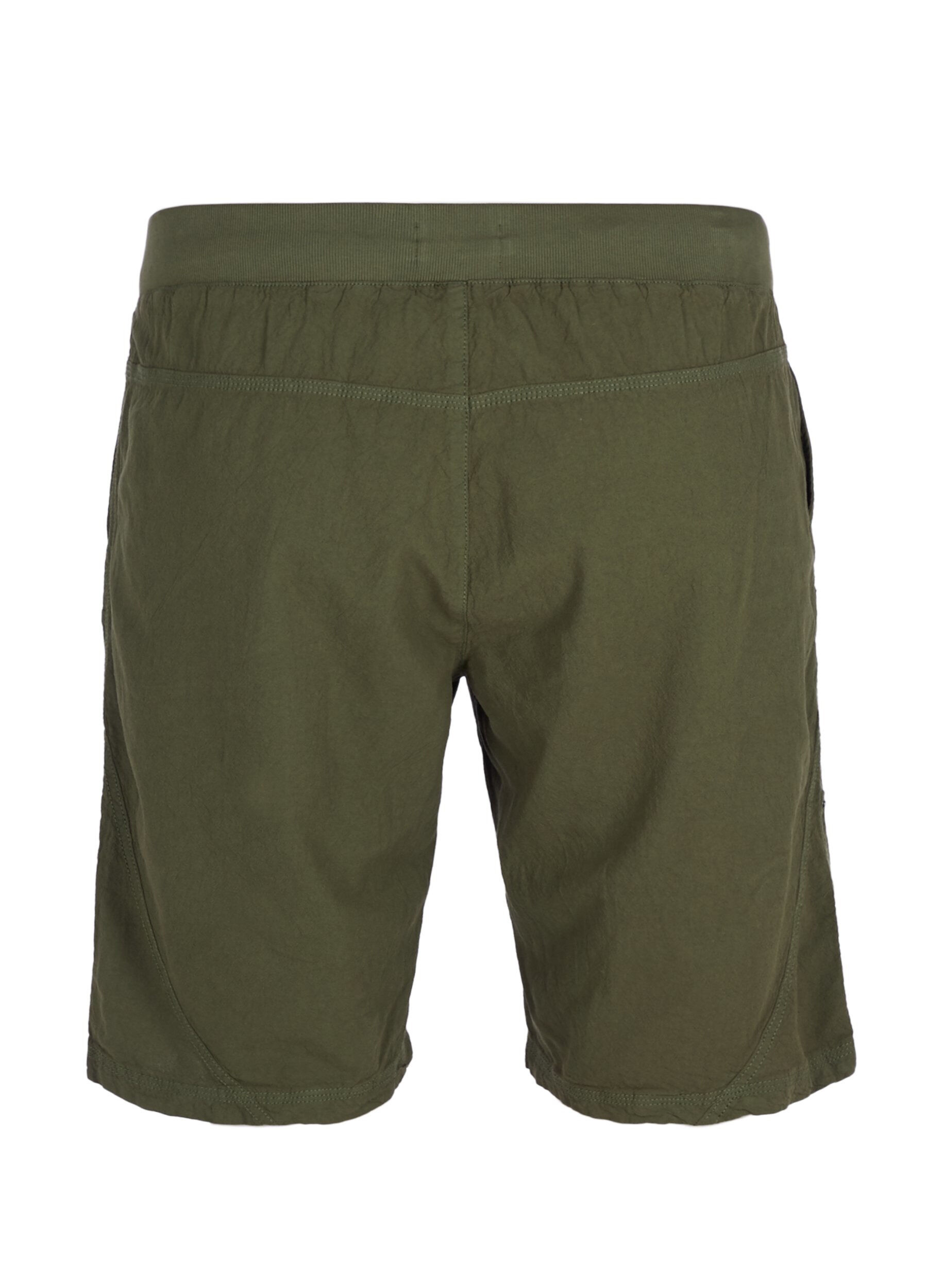 Zizzifashion Loose cotton shorts with pockets, Green, Packshot image number 1