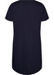 Organic cotton nightdress with V-neck, Blue, Packshot image number 1