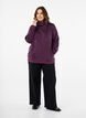 FLASH - Sweatshirt with high collar, Plum Perfect, Model image number 2