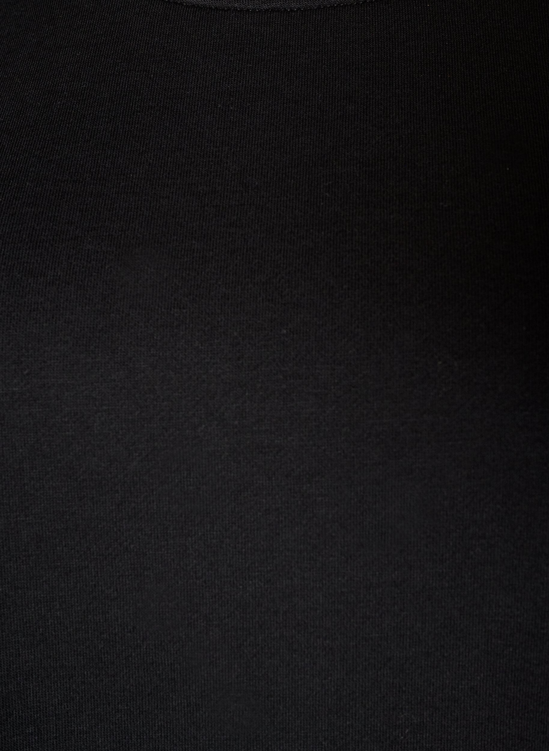 ZizzifashionSweatshirt dress with ruffle layers and A-line shape, Black, Packshot image number 2