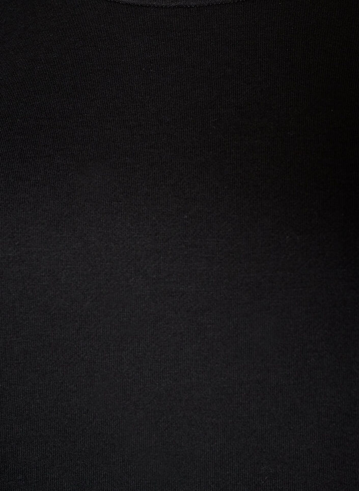 Sweatshirt dress with ruffle layers and A-line shape, Black, Packshot image number 2
