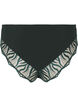 Tai briefs with embroidery and regular waist, Green, Packshot image number 1