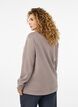 FLASH - Sweatshirt with crew neck, Beige, Model image number 2