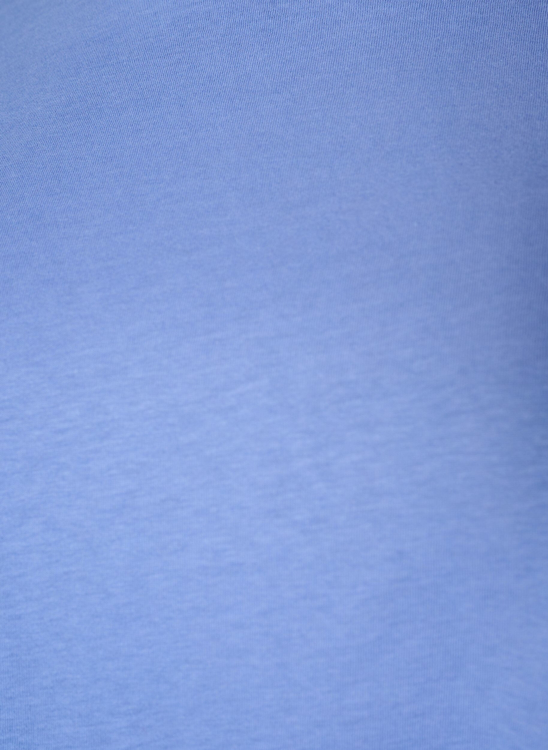 Zizzifashion T-shirt with asymmetric lace hem, Purple, Packshot image number 2