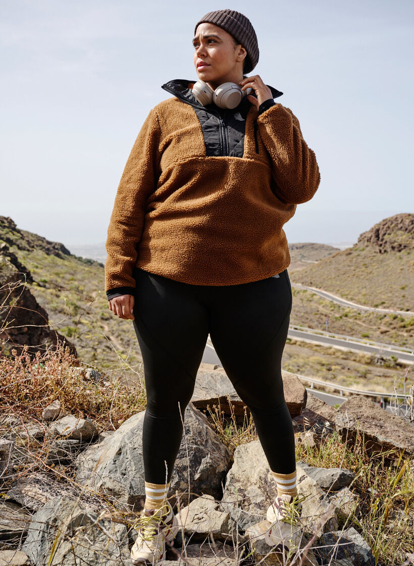 Teddy anorak with a high neck and zip, Partridge ASS, Image image number 0