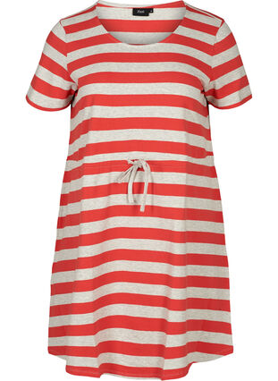 Short dress, LGM W. Red Stripe, Packshot image number 0