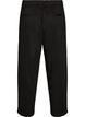 Loose jersey trousers with a high waist, Black, Packshot image number 1