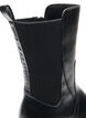 Chelsea boot with a chunky sole and ribbed panels, Black, Packshot image number 2
