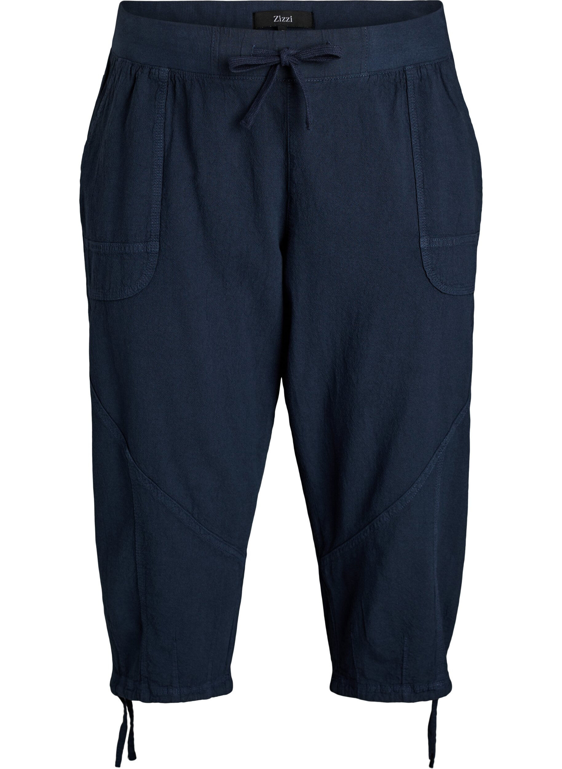 Cotton Capri trousers