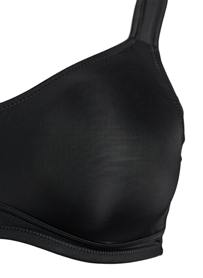 Comfort bra with padded straps, Black, Packshot image number 2