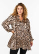 Tunic with leopard print and long sleeves, Leo AOP, Model image number 0