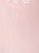 Blouse in cotton muslin with broderie anglaise and 1/2 sleeves, Rose, Packshot image number 2
