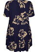 Dress in viscose with cutline, Blue, Packshot image number 1