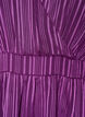 Knee-length dress with sheer stripes and wrap effect, Purple, Packshot image number 2