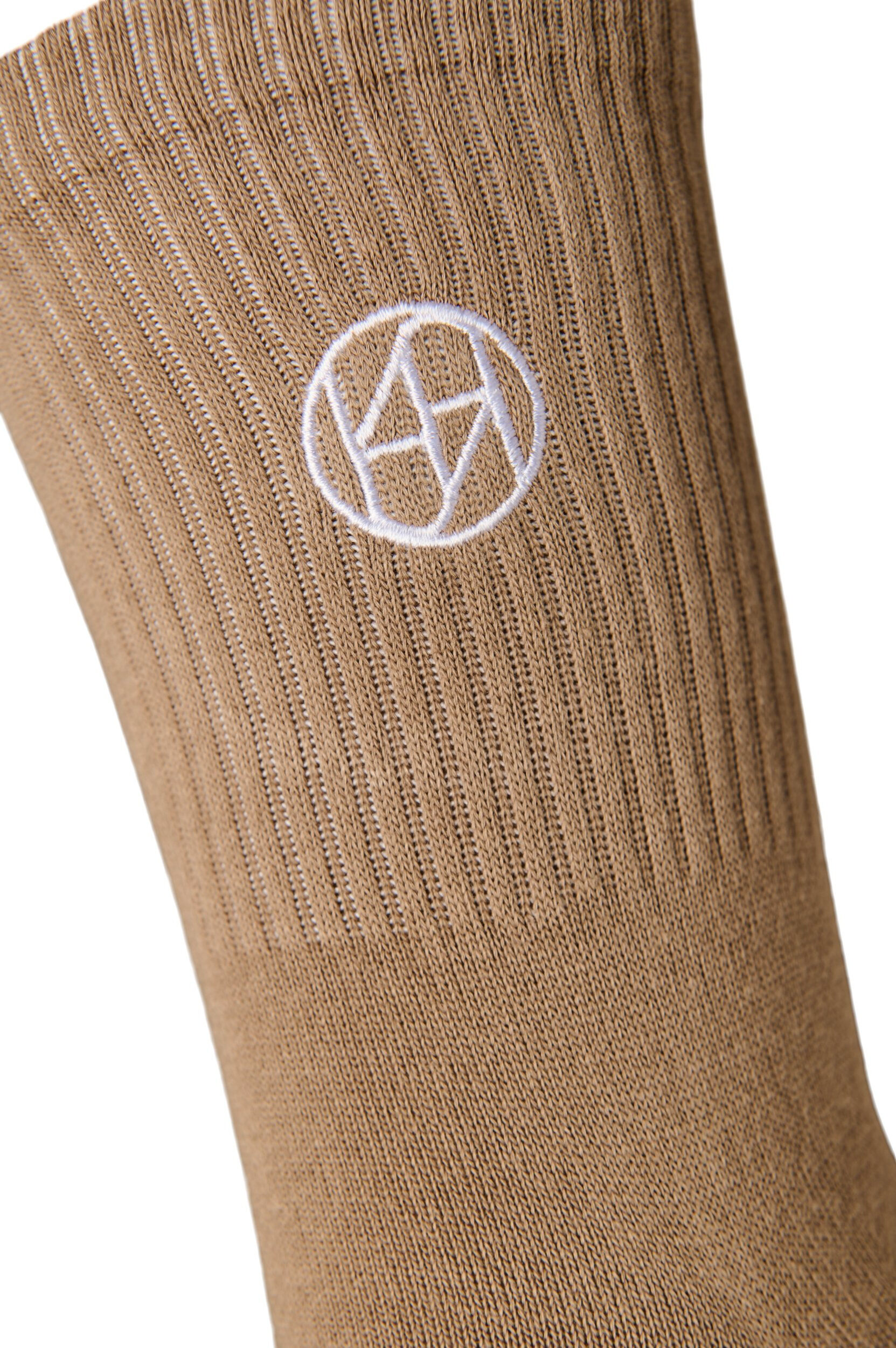 Zizzifashion3-pack of sports socks with logo, Brown, Packshot image number 2