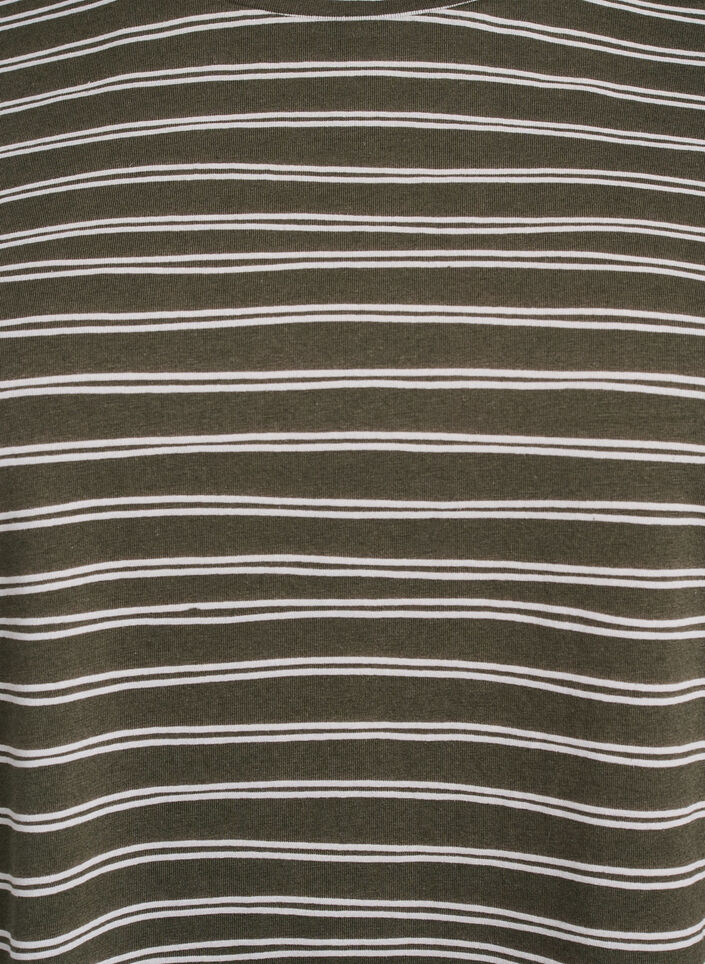 Striped T-shirt, Green, Packshot image number 2