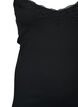 2-pack night tops in rib, Black/Black, Packshot image number 2