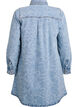 Denim dress with heart pattern, Light Blue, Packshot image number 1