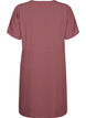 Short sleeve dress with tie waist, Rose Brown, Packshot image number 1