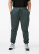 Loose tracksuit trousers with pockets, Green, Model image number 2
