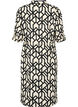 FLASH - Shirt dress with print, Birch Black Graphic, Packshot image number 1