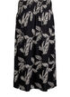 Viscose maxi skirt with smocking, Black, Packshot image number 1