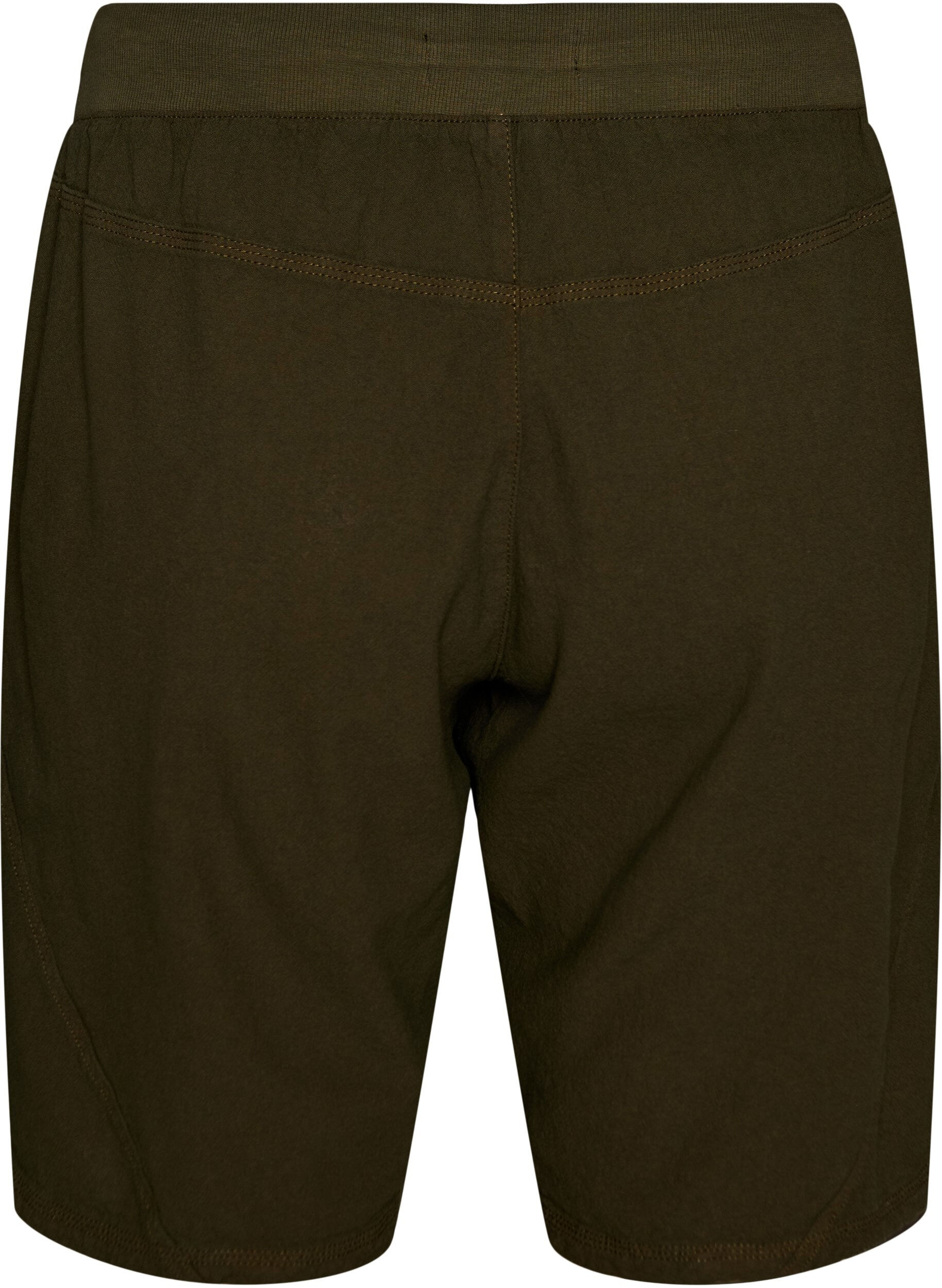 Zizzifashion Loose cotton shorts with pockets, Green, Packshot image number 1