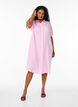 FLASH - Long shirt dress with short sleeves, Pink, Model image number 1
