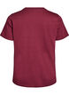 Basic cotton T-shirt with round neck, Dark Bordeaux, Packshot image number 1