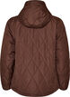 Lightly padded jacket with diamond quilt, Brown, Packshot image number 1