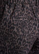 Cropped trousers with leopard print, Brown, Packshot image number 3