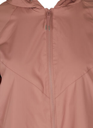 Short jacket with a zip and hood, Burlwood, Packshot image number 2