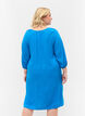 Viscose dress with v-neck, Indigo Bunting, Model image number 1
