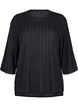 Loose blouse with 3/4 sleeves, Black, Packshot image number 0