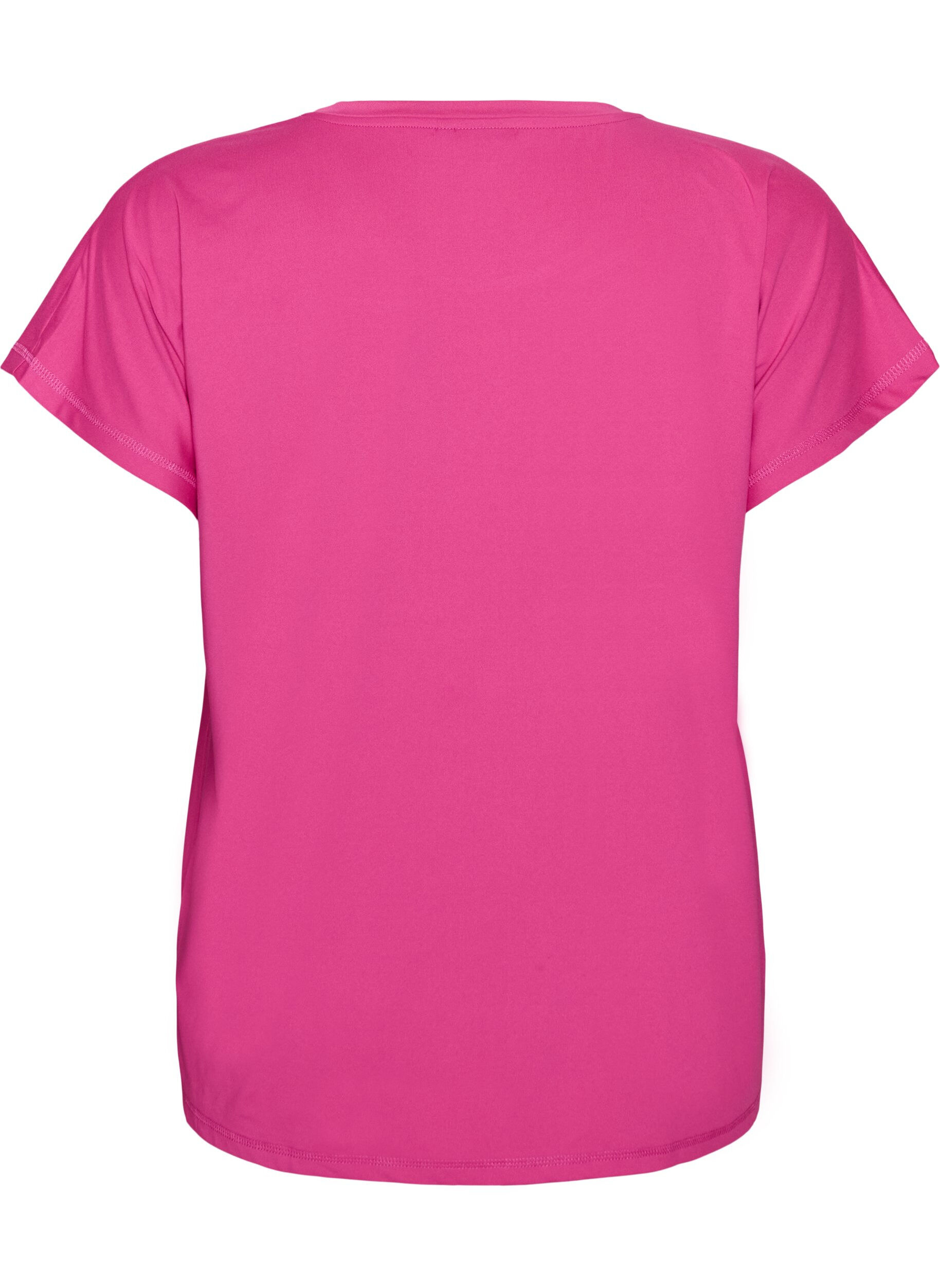 ZizzifashionSolid-coloured training T-shirt, Pink, Packshot image number 1