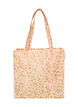 Shopping bag with zipper, Yellow, Packshot image number 1