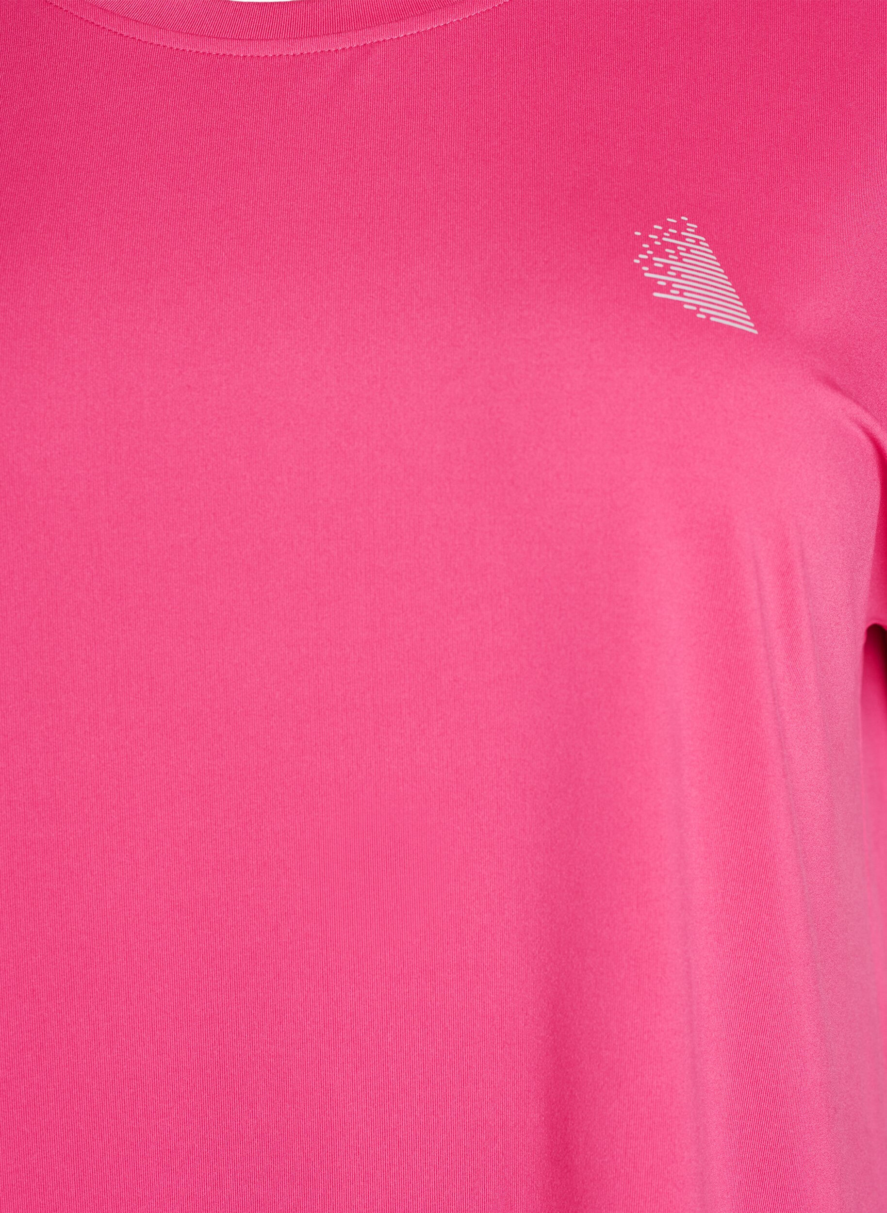 Zizzifashion Solid-coloured training T-shirt, Pink, Packshot image number 2