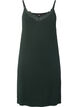 Viscose nightgown with lace trim, Green, Packshot image number 0
