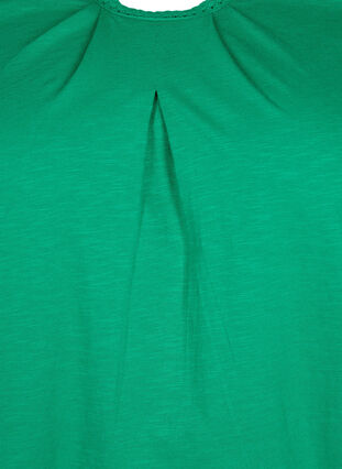 Cotton top with 3/4 sleeves, Jolly Green, Packshot image number 2