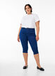 High-waisted Amy capri jeans with super slim fit, Blue, Model image number 0
