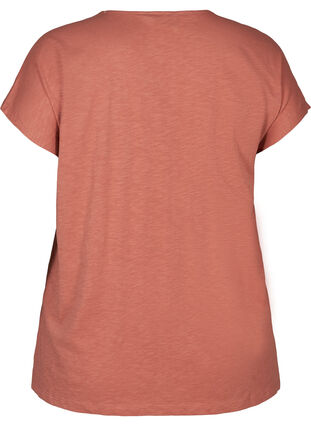 T-shirt with print, Old Rose w. Black, Packshot image number 1