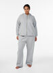 Hoodie with zip, Grey, Model image number 1